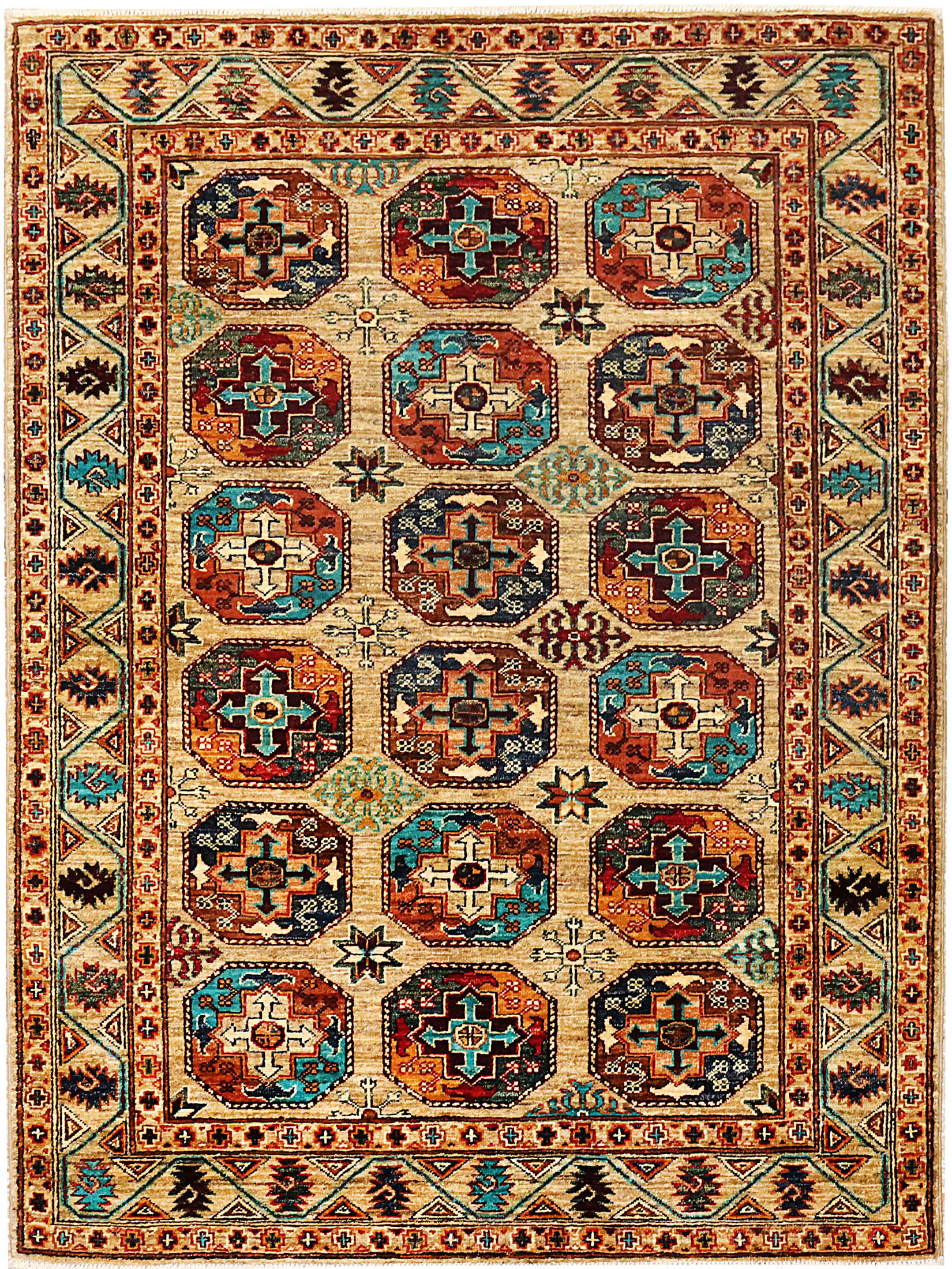 Buchara Ghazni ca. 125 x 187 cm, Unikat / Einzelstück