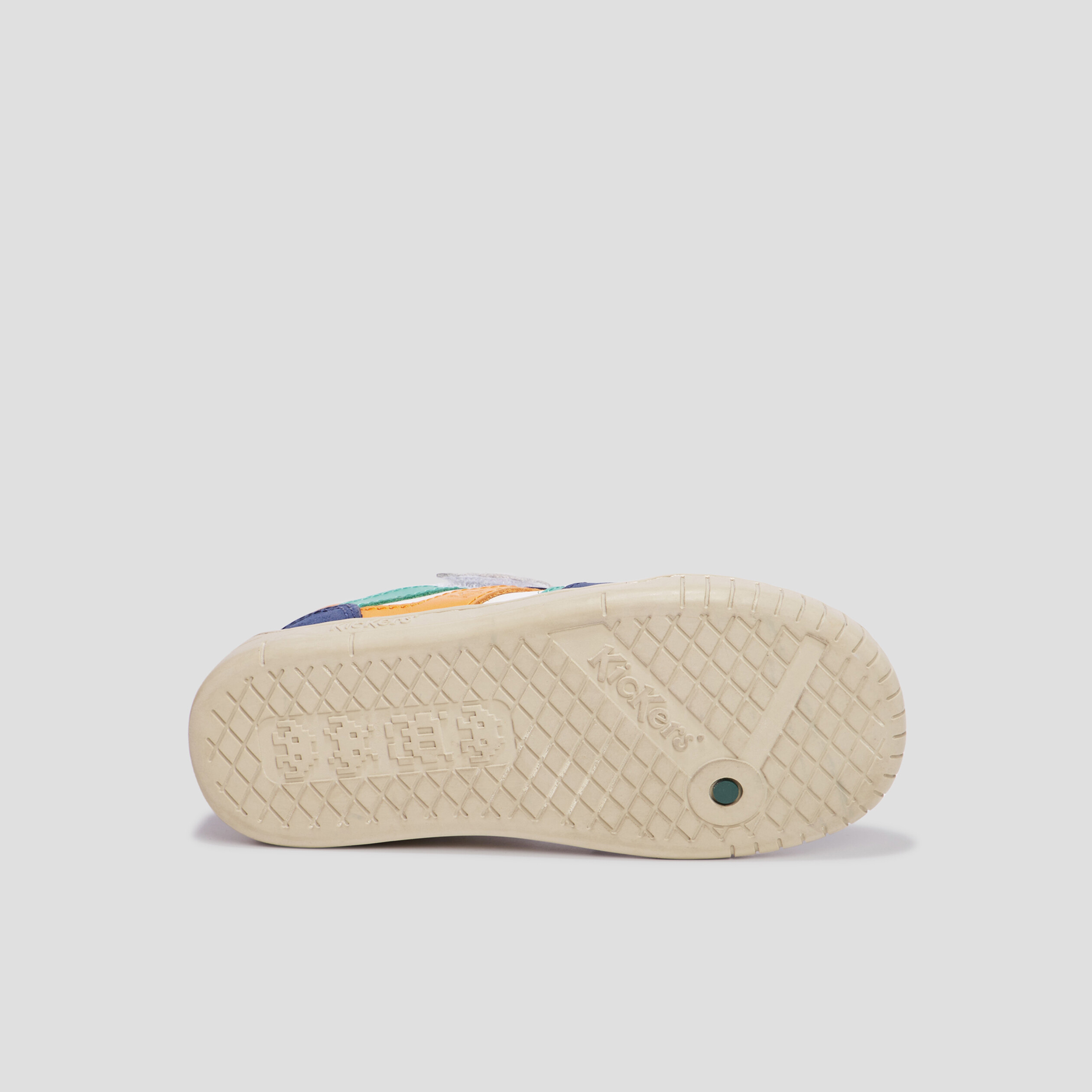 Tennis basses en cuir Kickers Windo blanc garçon | La Halle