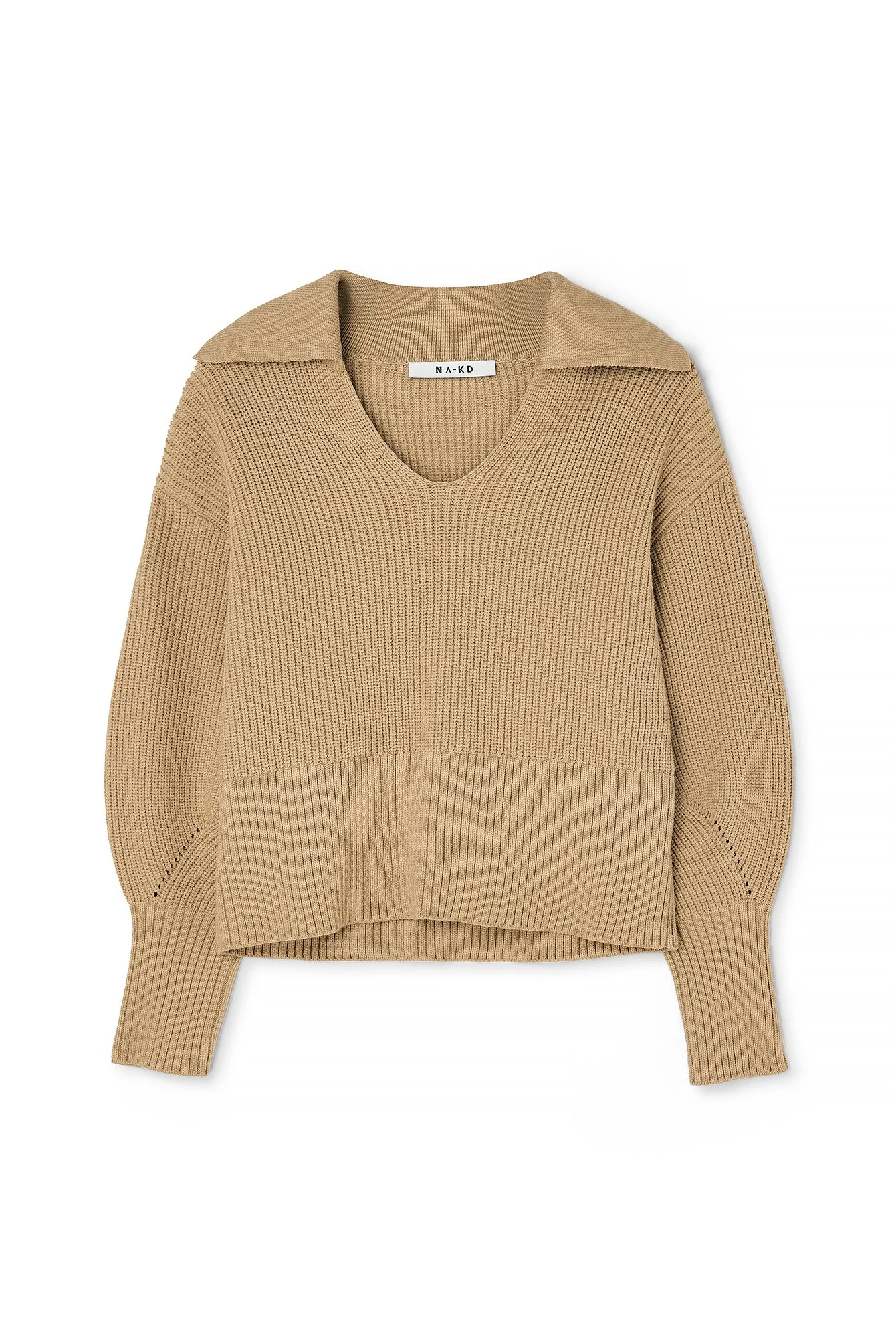 Strickpullover mit V-Ausschnitt