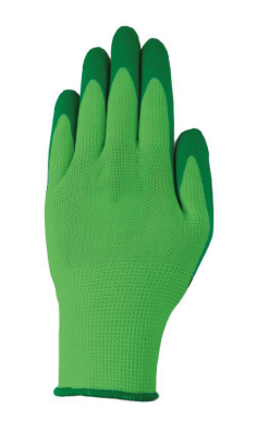 Powertec Garden Gartenhandschuhe, Größe S, Grün - 5 Paar