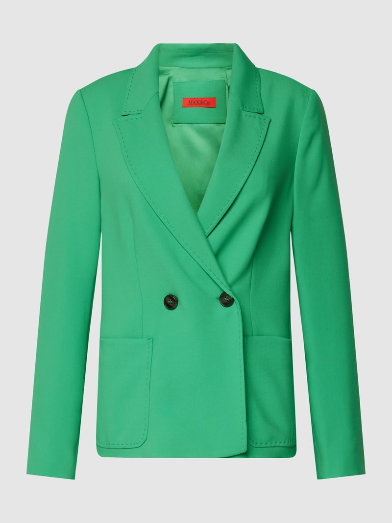 Blazer mit Eingrifftaschen Modell 'BATIK' in grasgrün