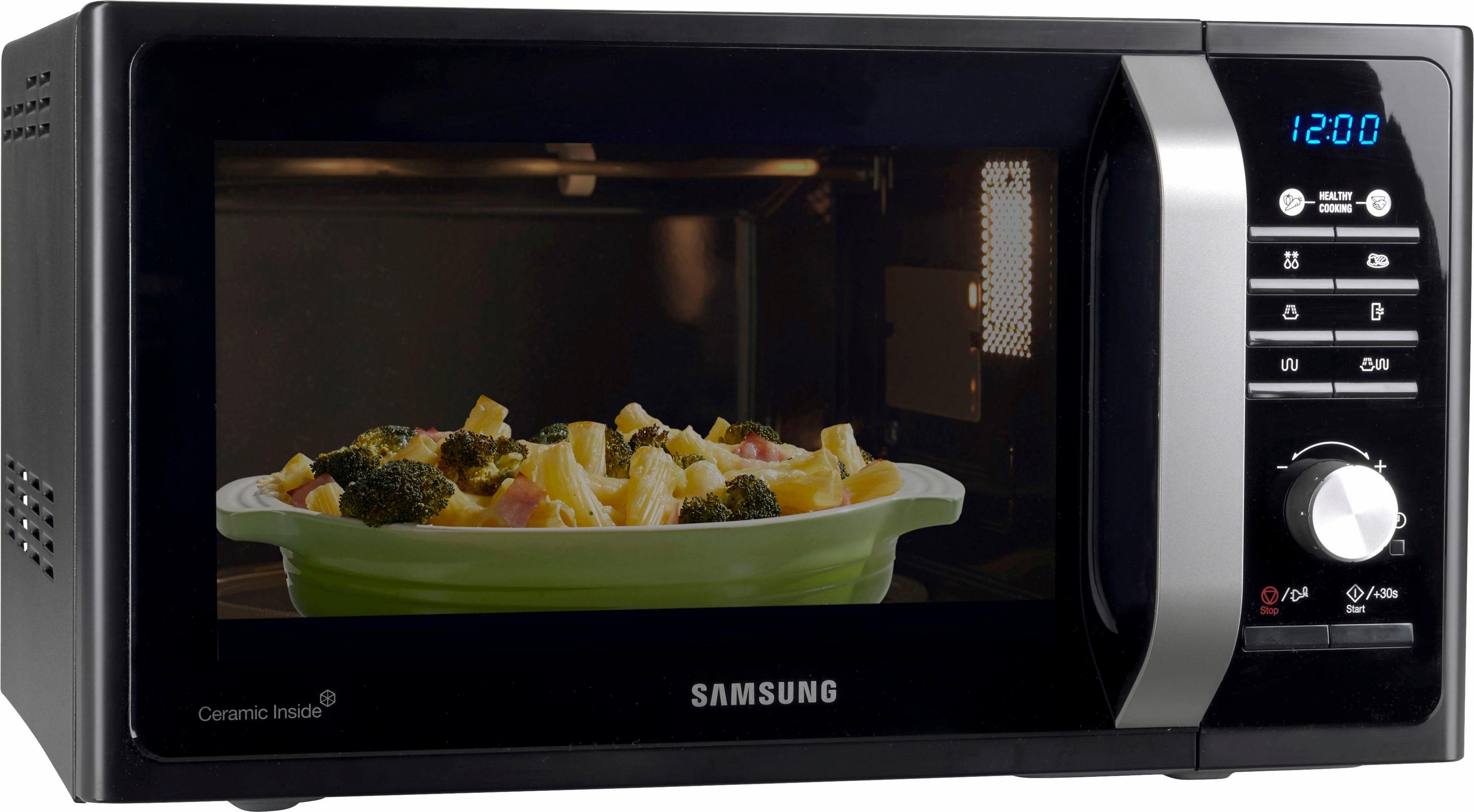 Samsung Mikrowelle MG23F301TCK/EG, Grill, 23 l
