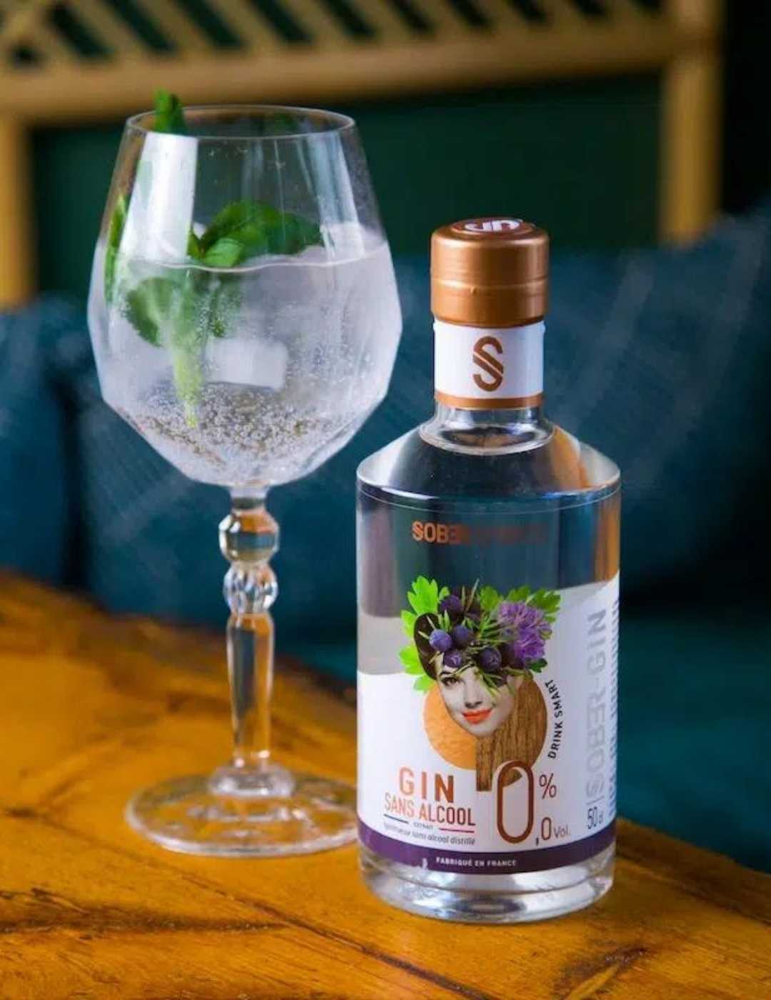 Sober Spirits : Gin sans alcool - Gueule de joie 0° |  50 cl