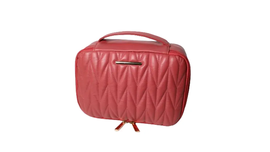 KANIA Kulturtasche mit Henkel altrosa