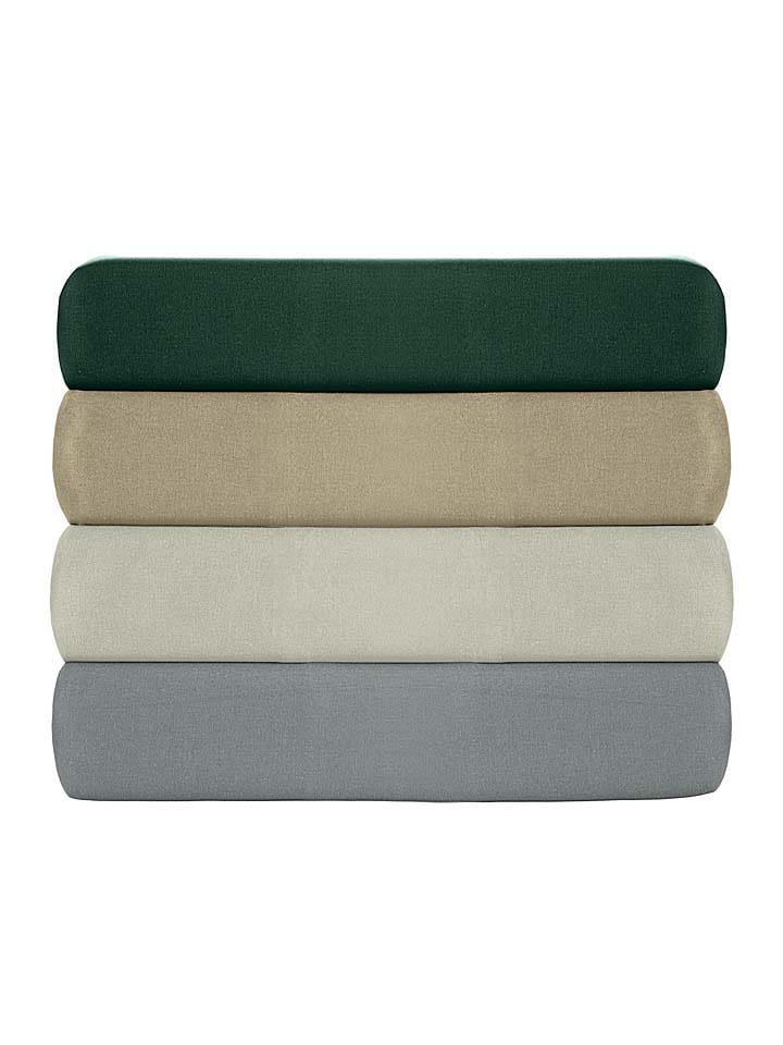 MIX&MATCH 2er-Set: Renforcè-Kissenhüllen in Grau günstig kaufen