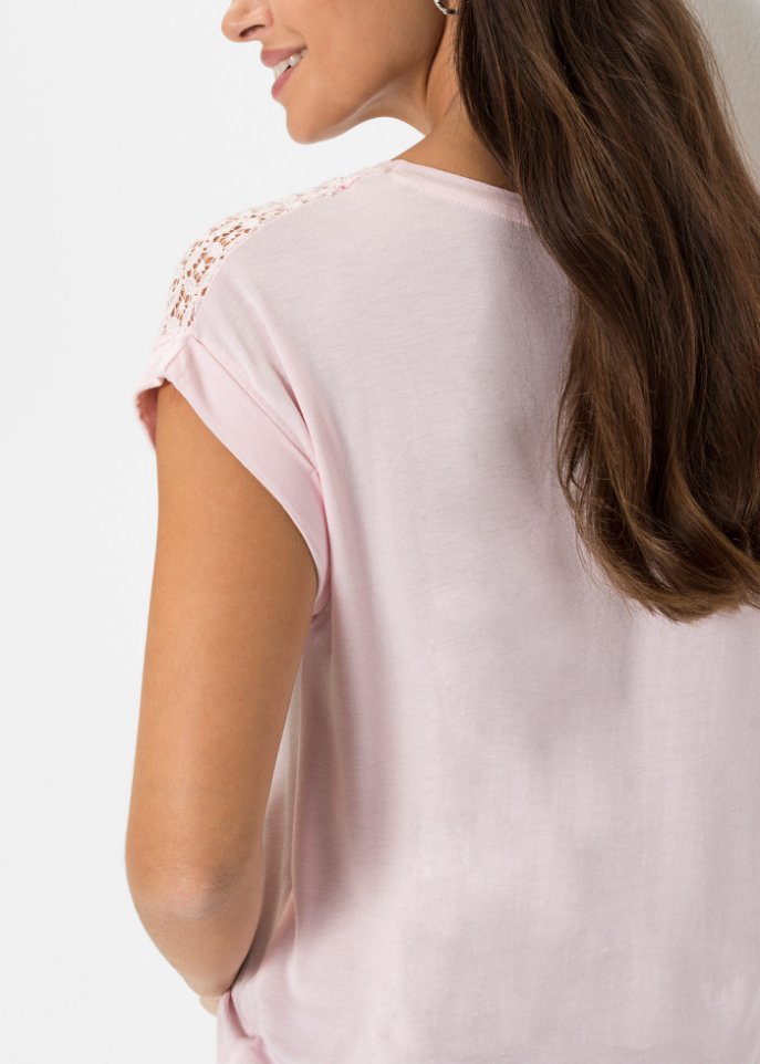Shirt mit Spitze