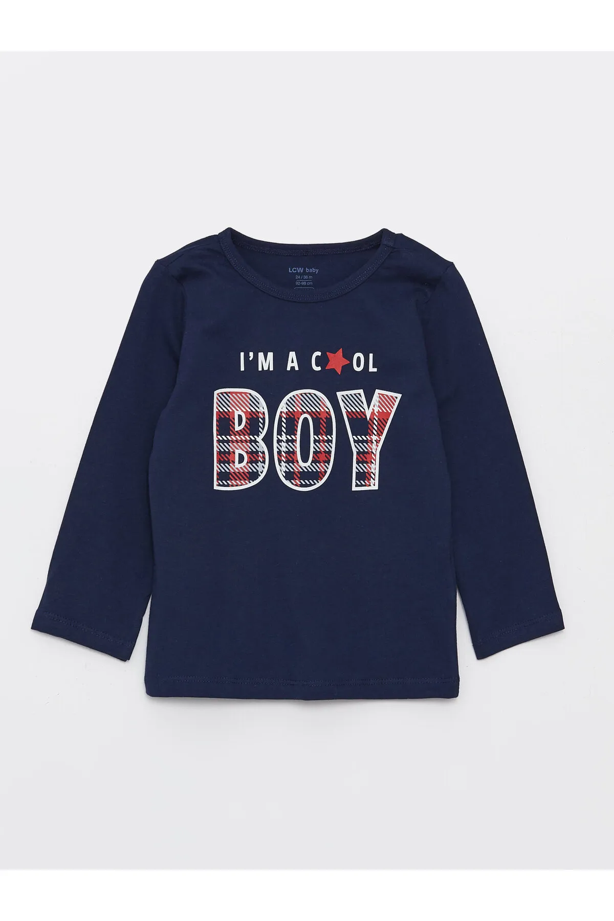LC Waikiki  Bedrucktes Pyjama-Set für Babys mit Rundhalsausschnitt und langen Ärmeln
