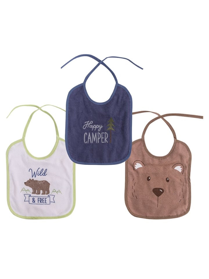 BABY CARE Babylatz-Set 3-teilig in blau günstig kaufen onesize