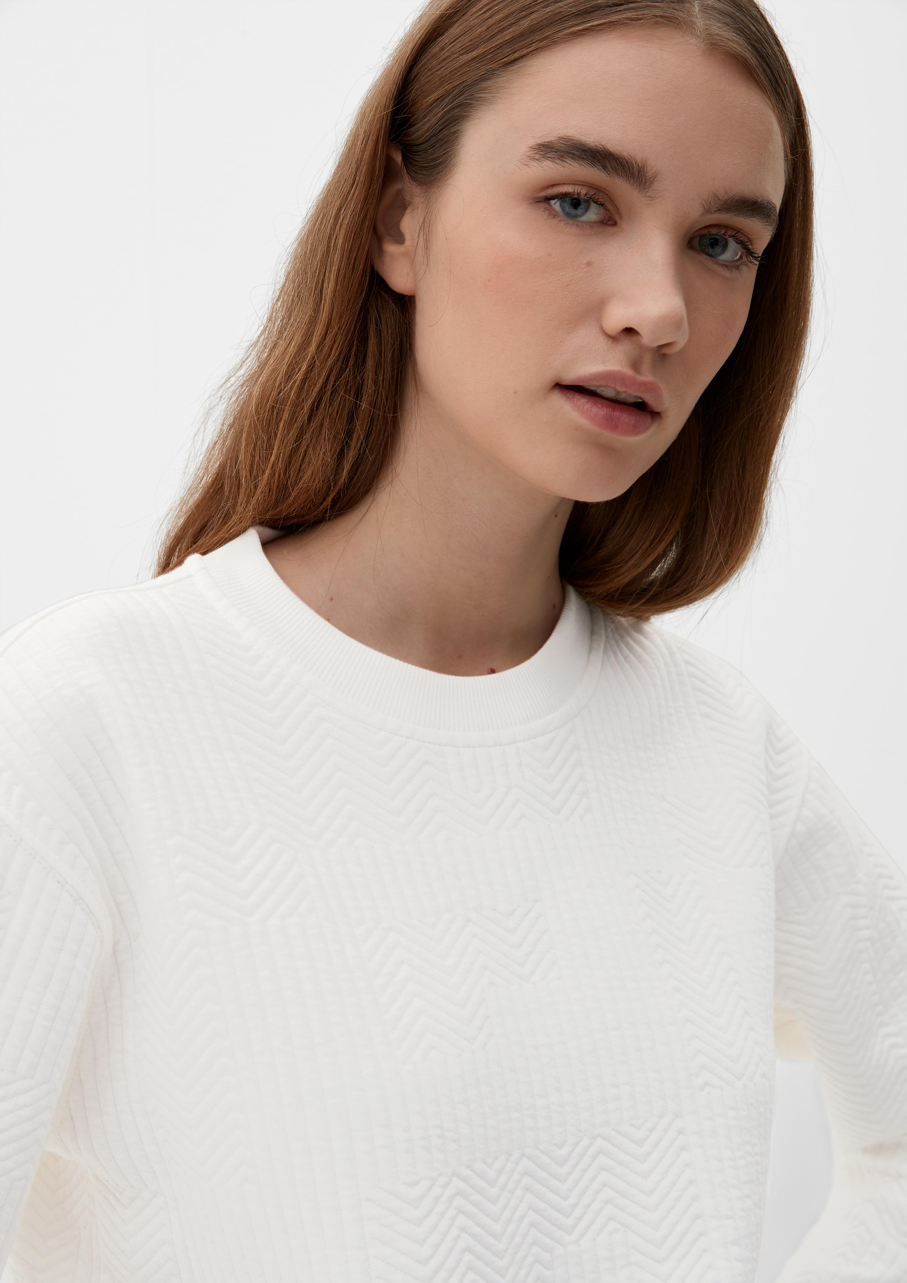 Sweatshirt mit Strukturmuster  2126270-0210