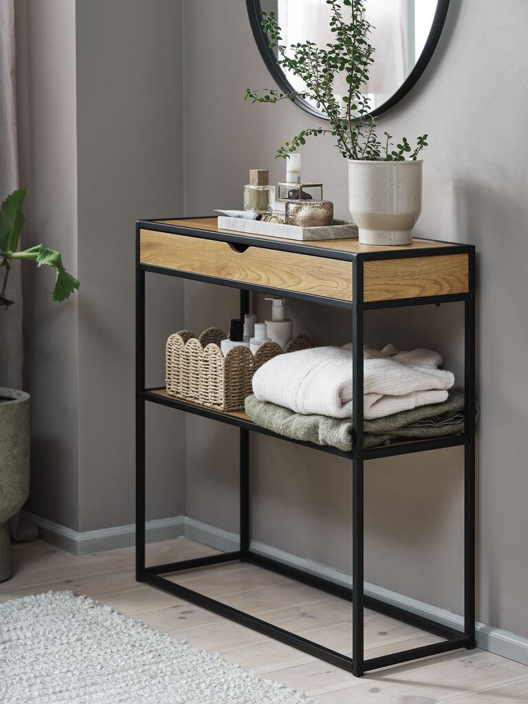 MARSTAL Lustro MARSTAL Ø70 czarne