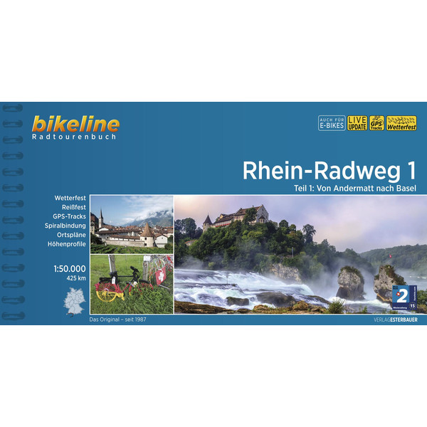 RHEIN-RADWEG 1 - Radwanderführer