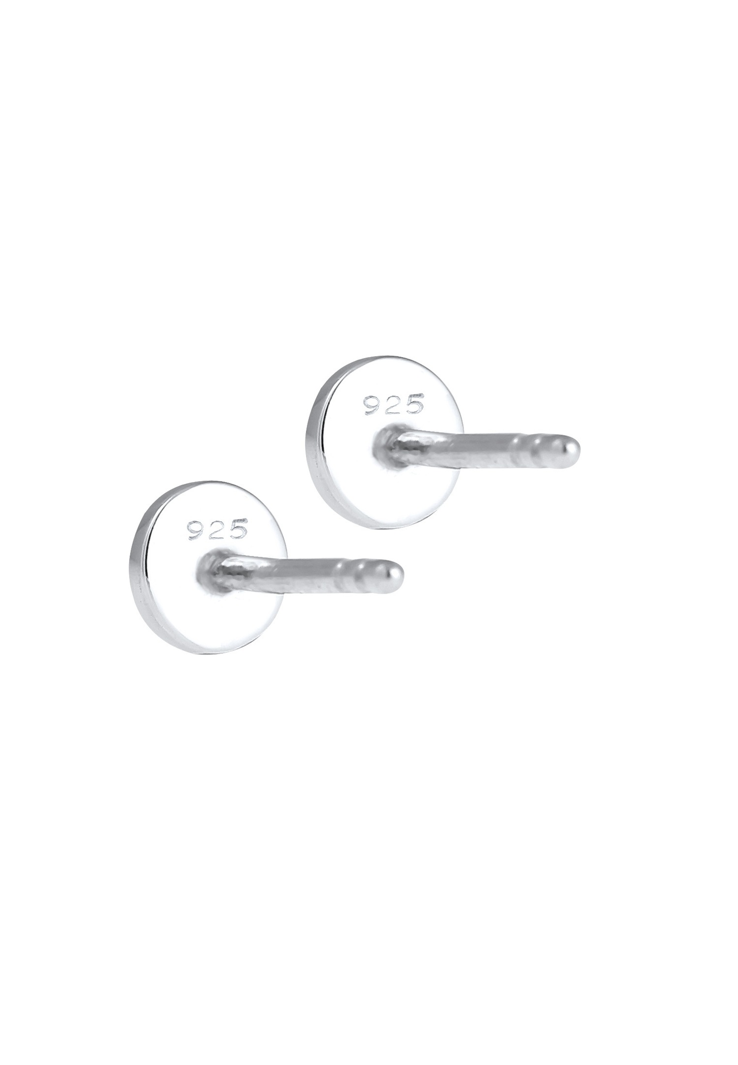 Collana Elli da donna con motivo geometrico a cerchi, in argento sterling 925.