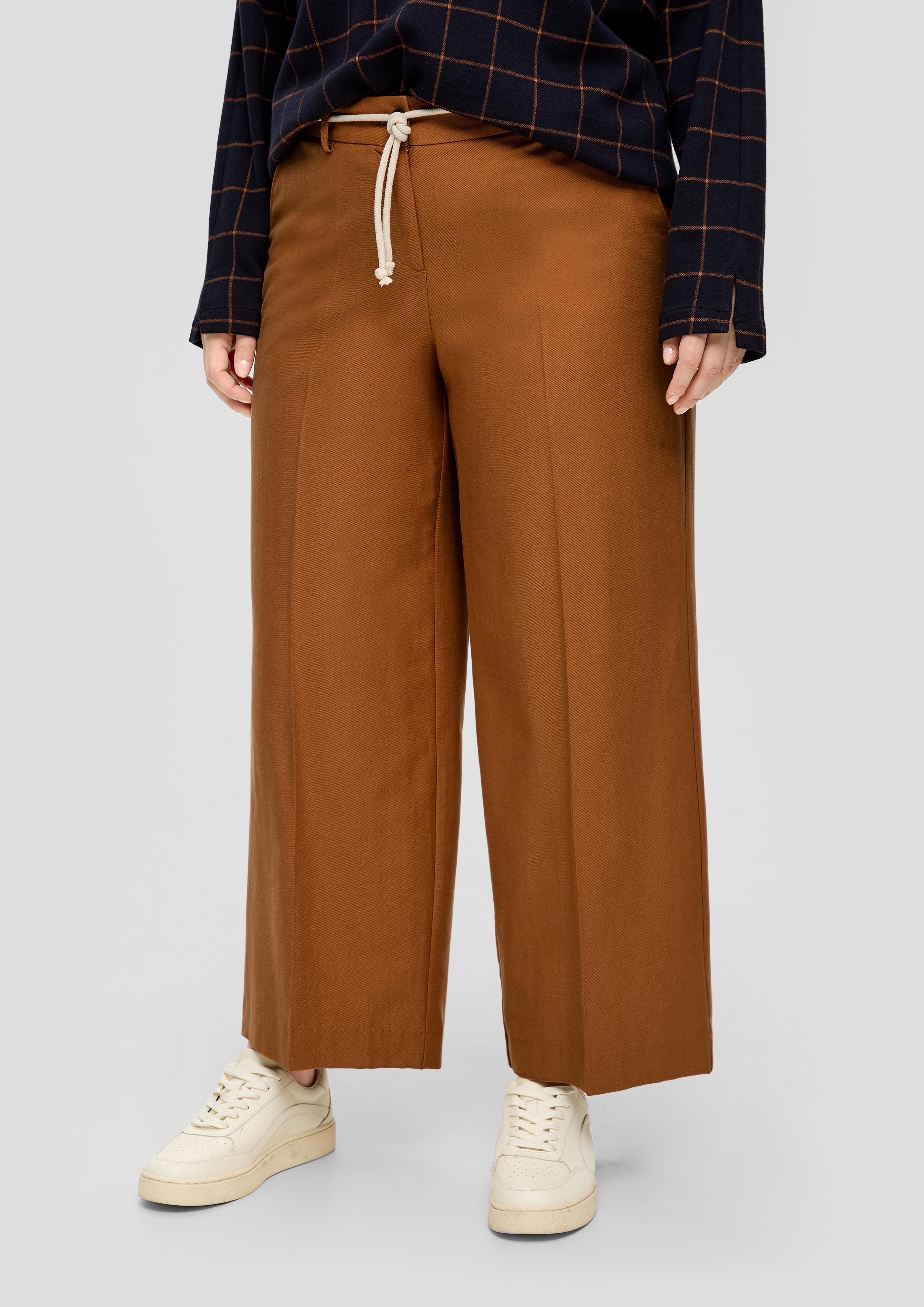 Regular: Twill-Hose aus Viskosemix  2136820-8755