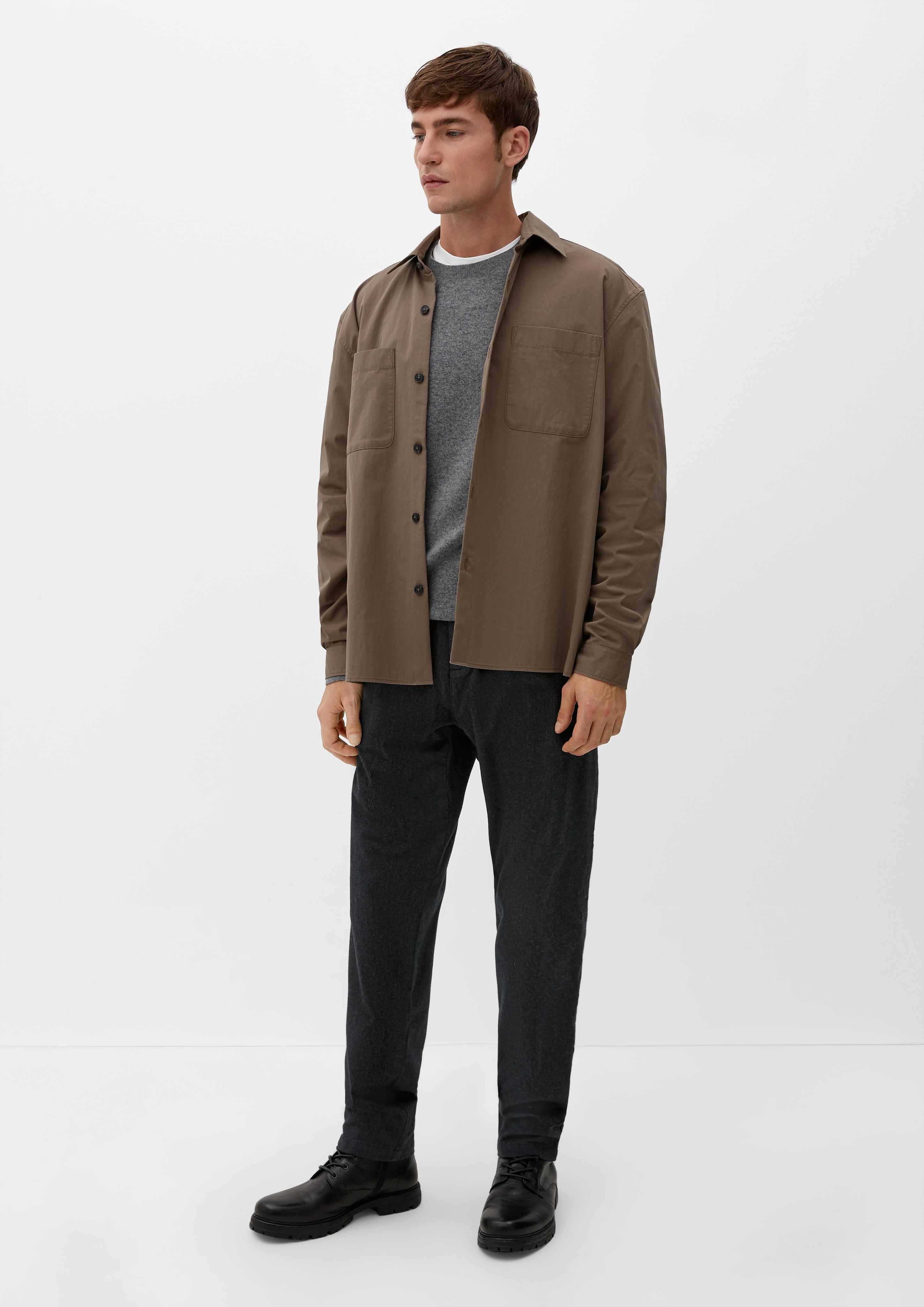 Relaxed: Hose aus Baumwollstretch  2126061-98W0