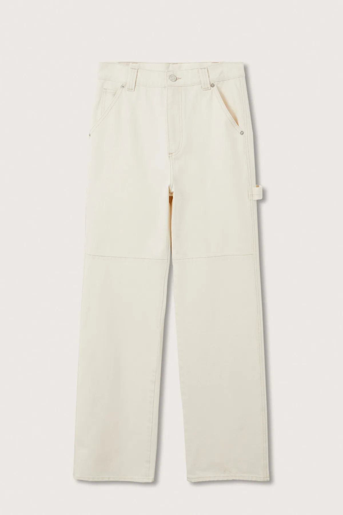 MANGO  Ecru Damenjeans 27085805