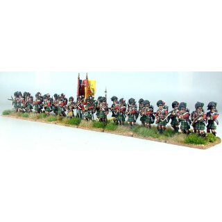 28mm British Napoleonic Highlander Centre Companies