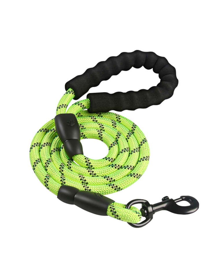 Intirilife Reflektierende Nylon Hundeleine 1.5m in Grün günstig kaufen onesize