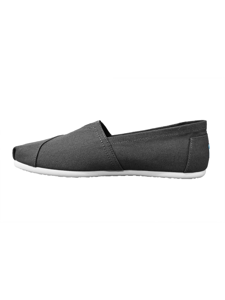 TOMS Espadrilles in Grau/Weiß günstig kaufen