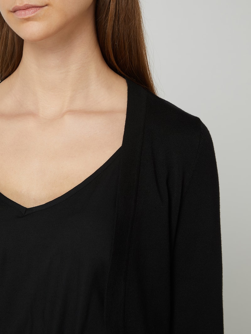 Bolero mit Schalkragen Modell 'ASTRID' in schwarz