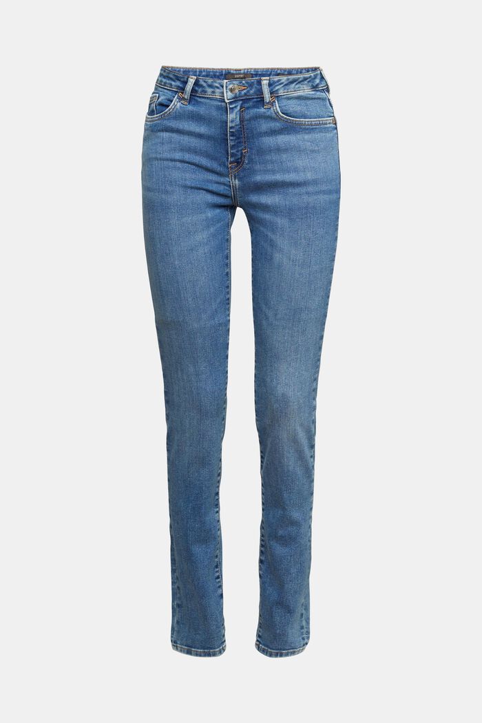 Schmale Jeans mit mittlerer Bundhöhe