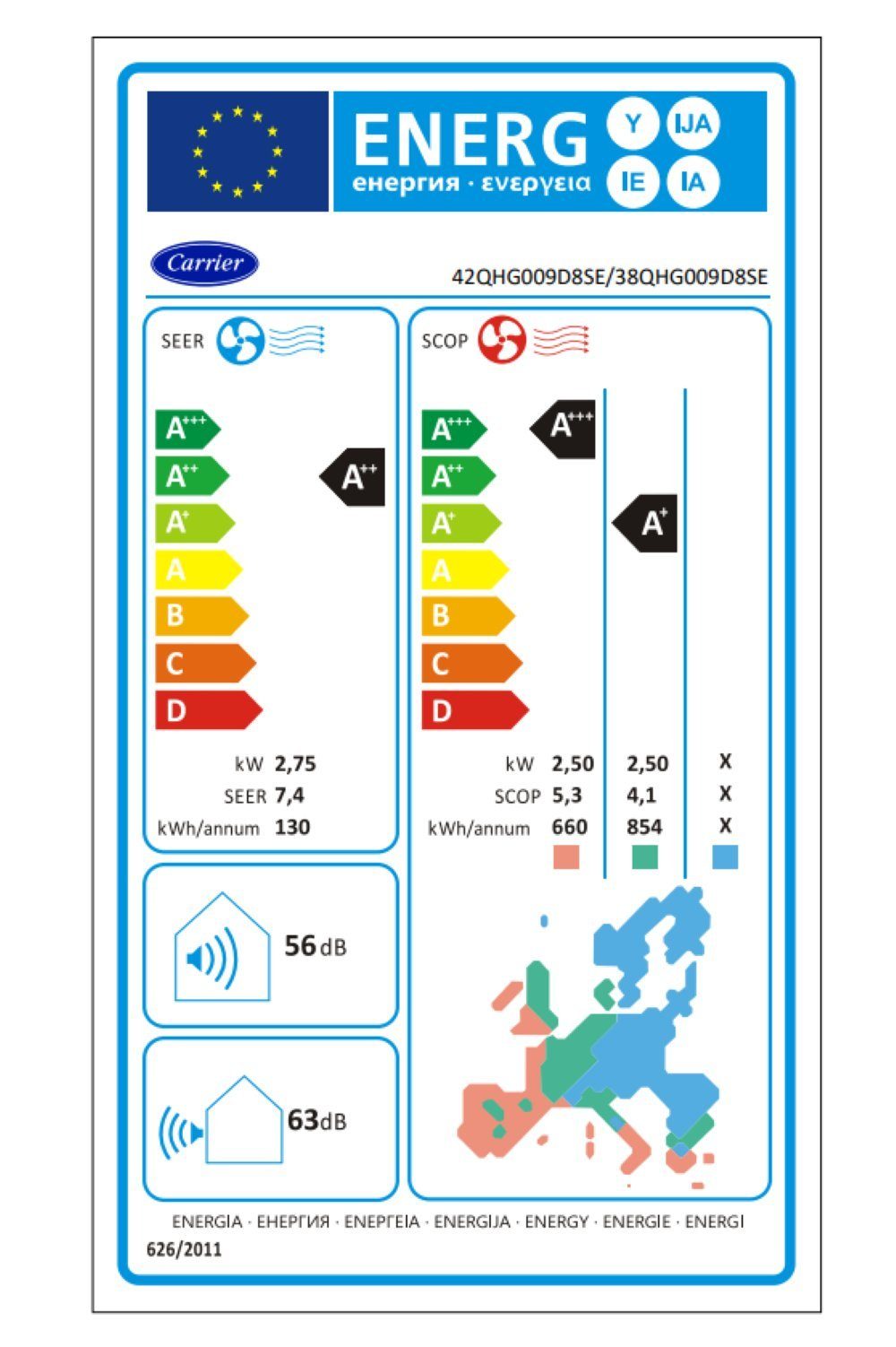 Carrier Klimagerät Klimaanlage Split - Inverter Carrier Extreme 2