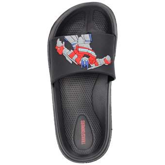 Transformers Badepantolette in schwarz