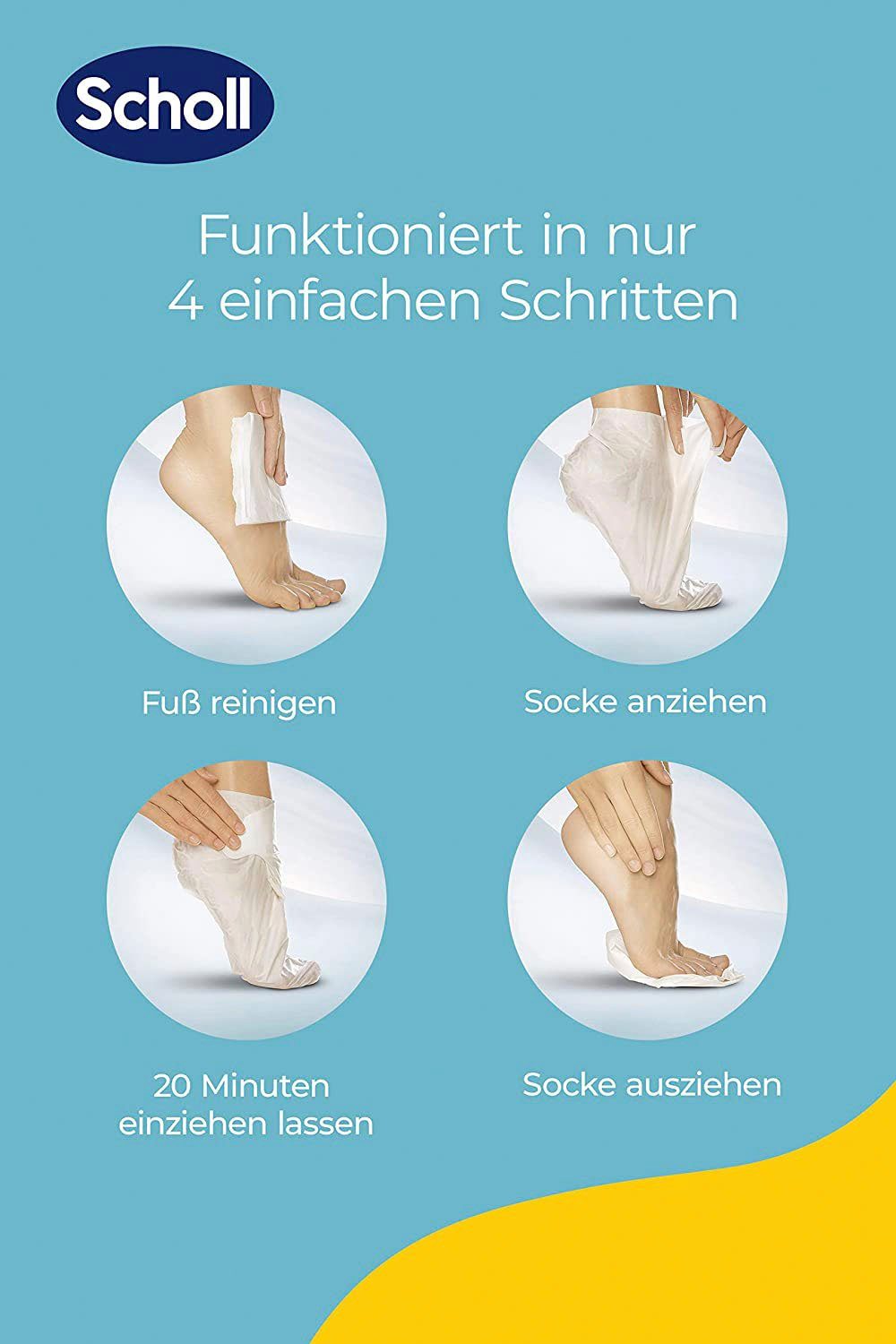 Scholl Fußmaske ExpertCare, mit Aloe Vera in Socken intensiv pflegend