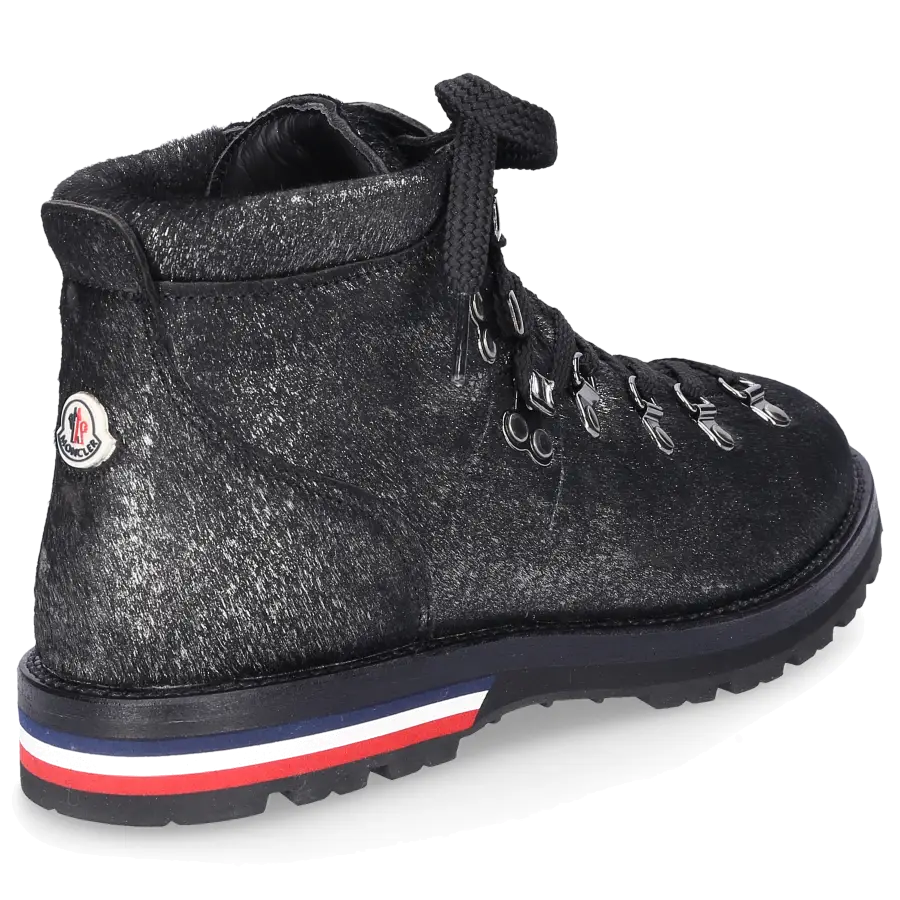 Moncler - Stiefeletten BALANCHE Rindsleder - grau