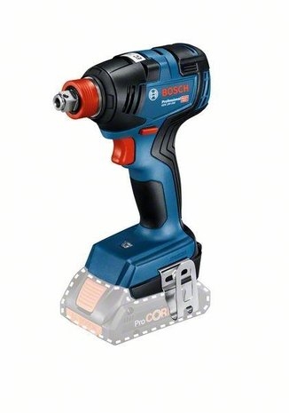 Cheie de impact fără fir Bosch Blue 06019J2205 GDX 18V-200 18V fără baterii și încărcător în L-Boxx