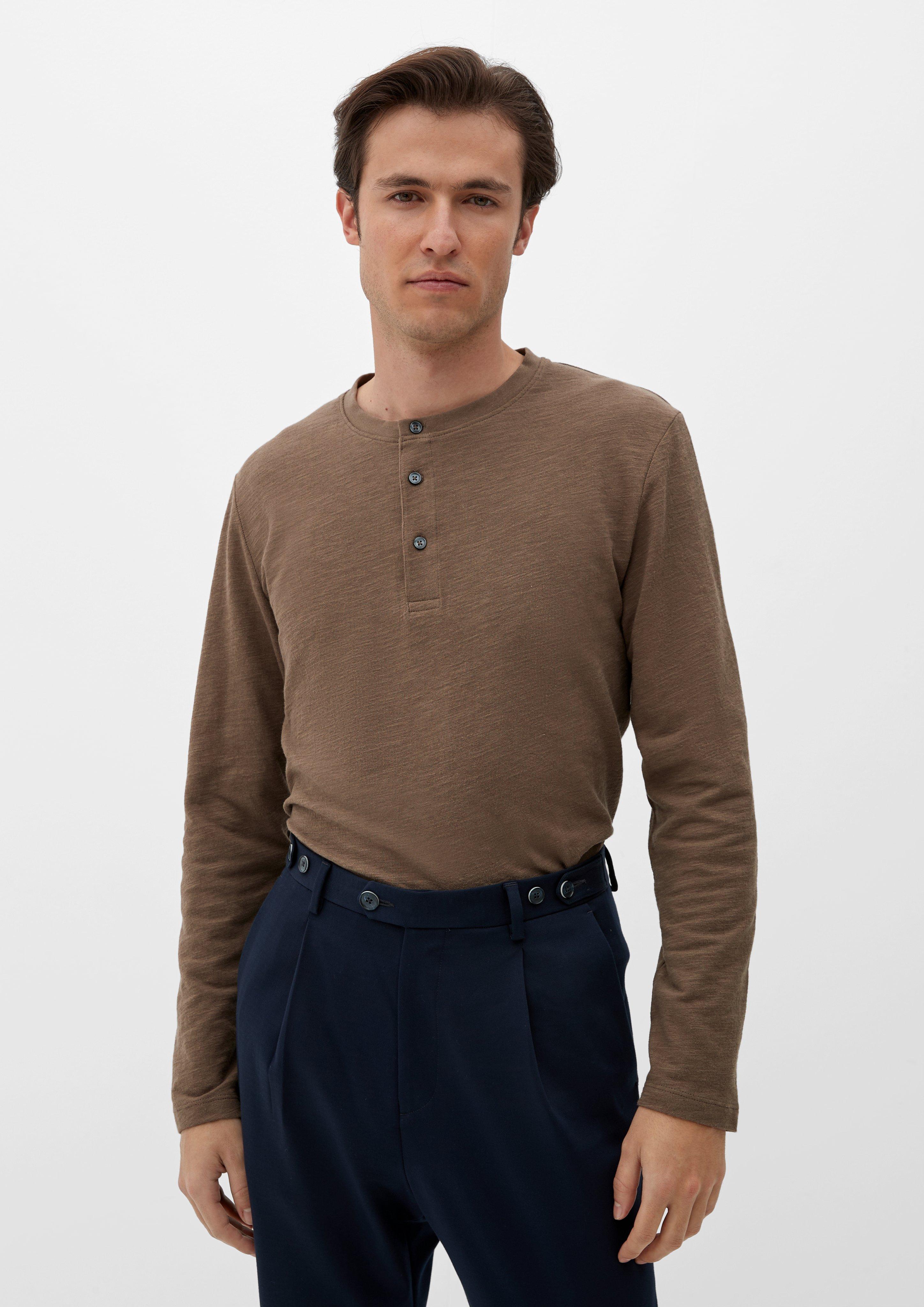Sweater mit Henleyausschnitt  2125693-8613