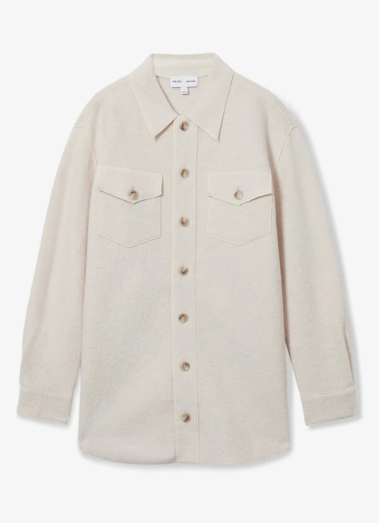 Reiss Dakota ullskjorte