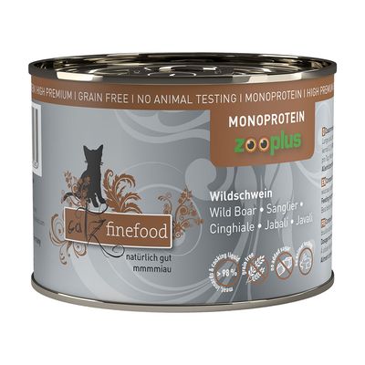 Sparpaket catz finefood Monoprotein zooplus 24 x 200 g