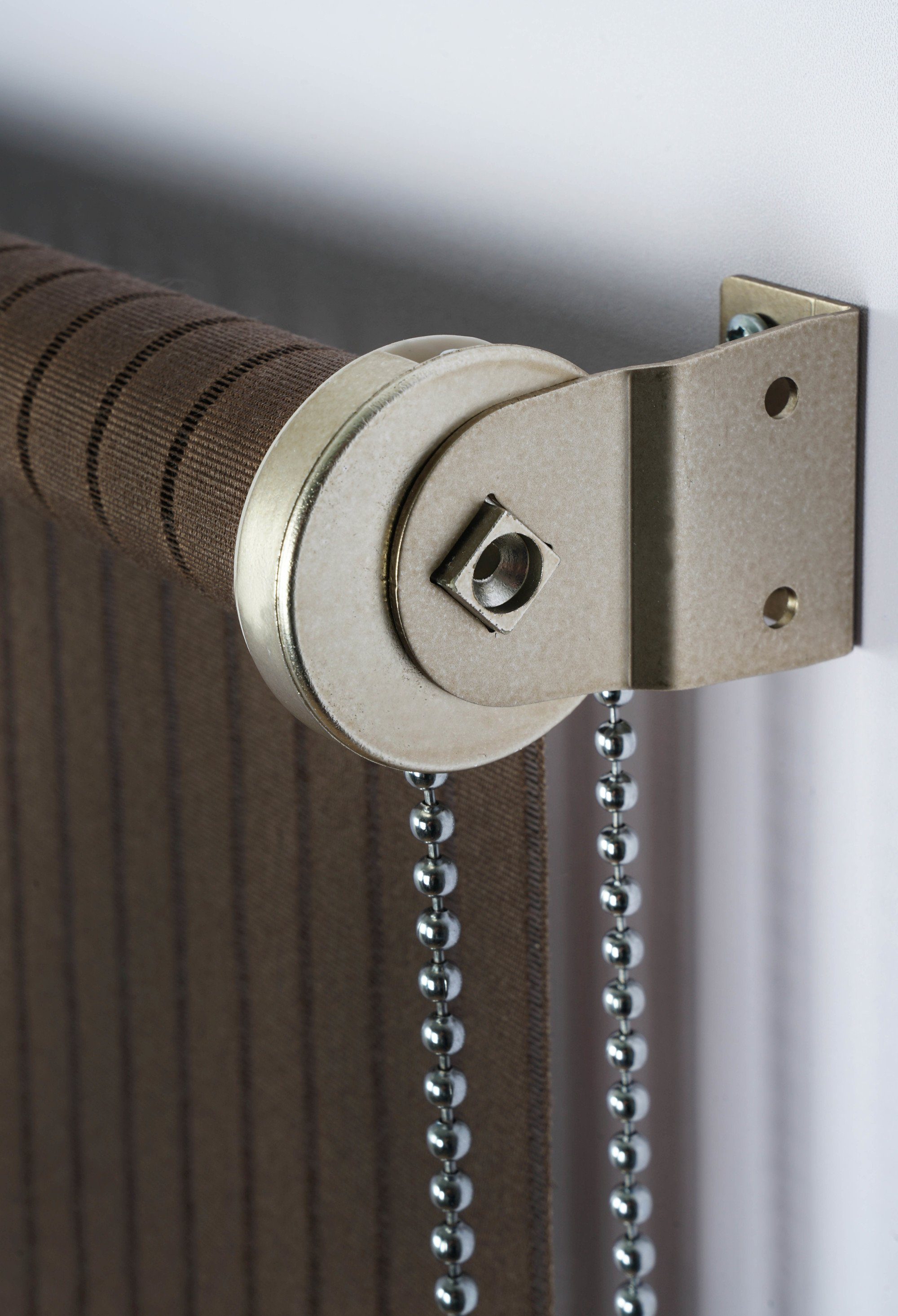 Seitenzugrollo Designrollo Stripe Tageslicht, ondeco, mit Bohren, freihängend, verschraubt, im Fixmaß