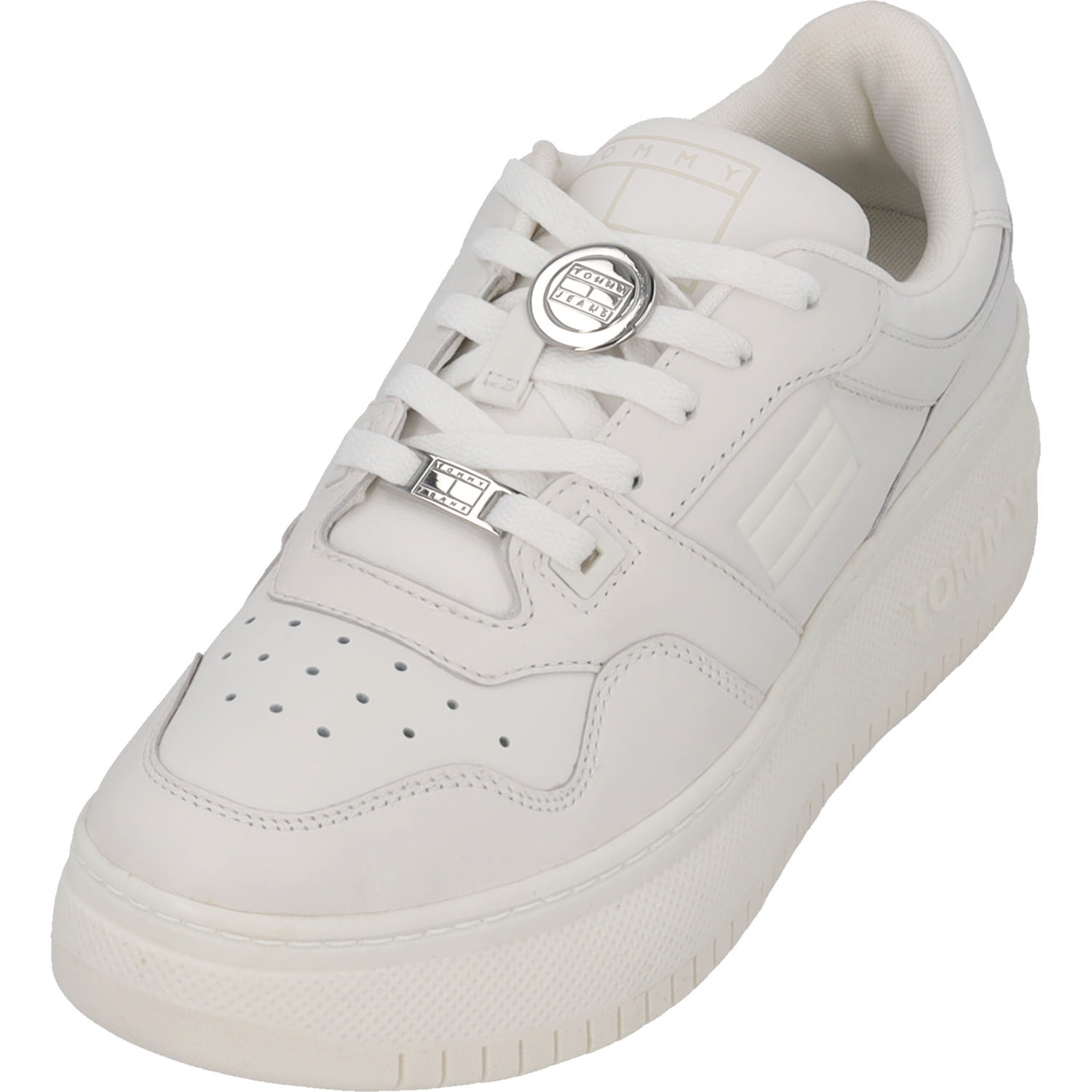 Tommy Hilfiger EN0EN02245, Schnürschuhe, Damen, white/ecru