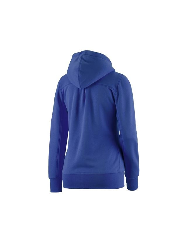 e.s. Hoody-Sweatjacke poly cotton, Damen