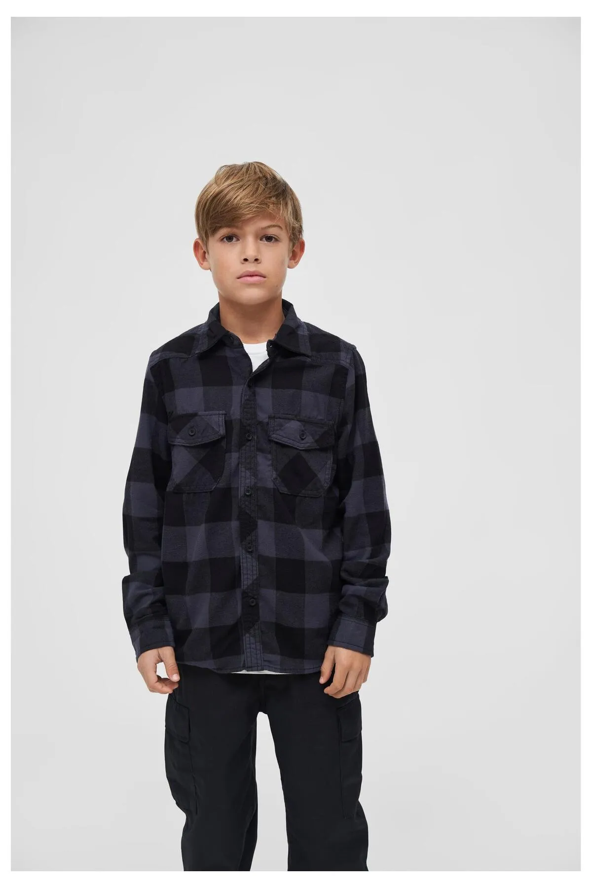 Brandit  Hemd - Schwarz - Regular Fit