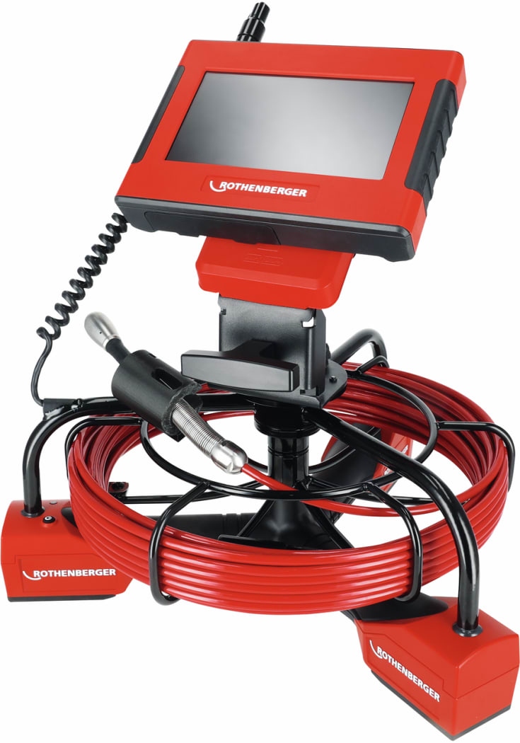 Rothenberger 1000005076 ROCAM MINI HD cs Modul 20/16 HD - CAS Sada inspekční kamery 16m kabel 1x 2,0Ah 18V s nabíječkou