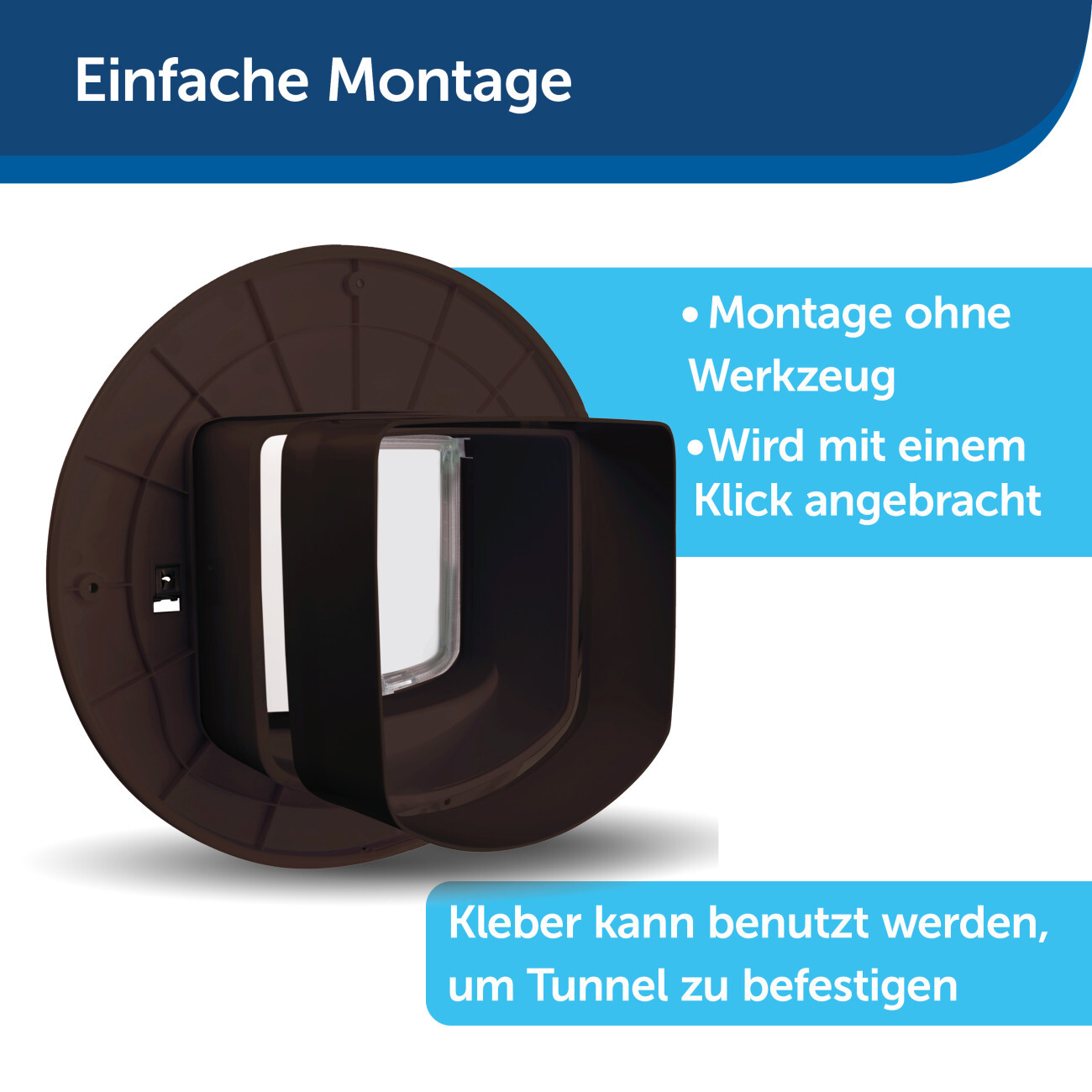 PetSafe Klappen & Türen PetSafe Tunnelverlängerung braun
