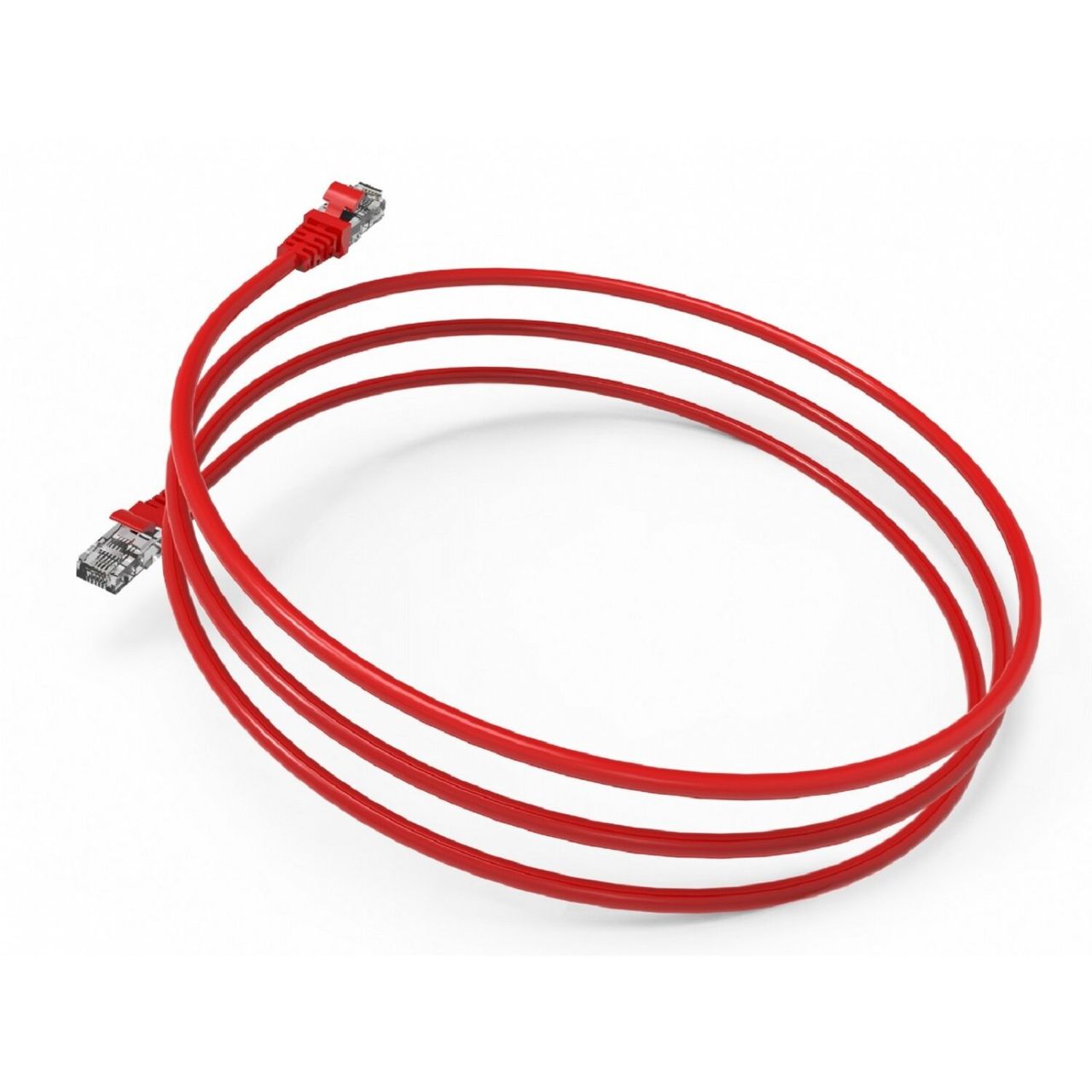 Inca ICAT6-03TK RJ45 Cat6 UTP Ethernetkabel LAN-Kabel Rot 3 Meter