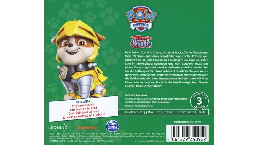 PAW Patrol CD 56