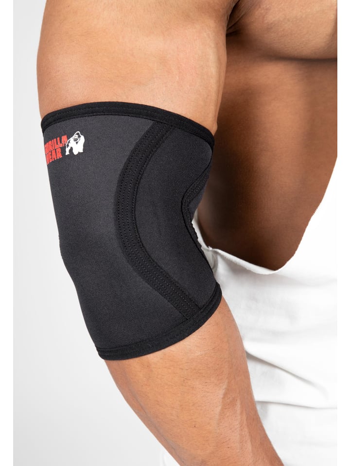 Gorilla Wear 3 mm Ellbogenhülsen - schwarz günstig kaufen