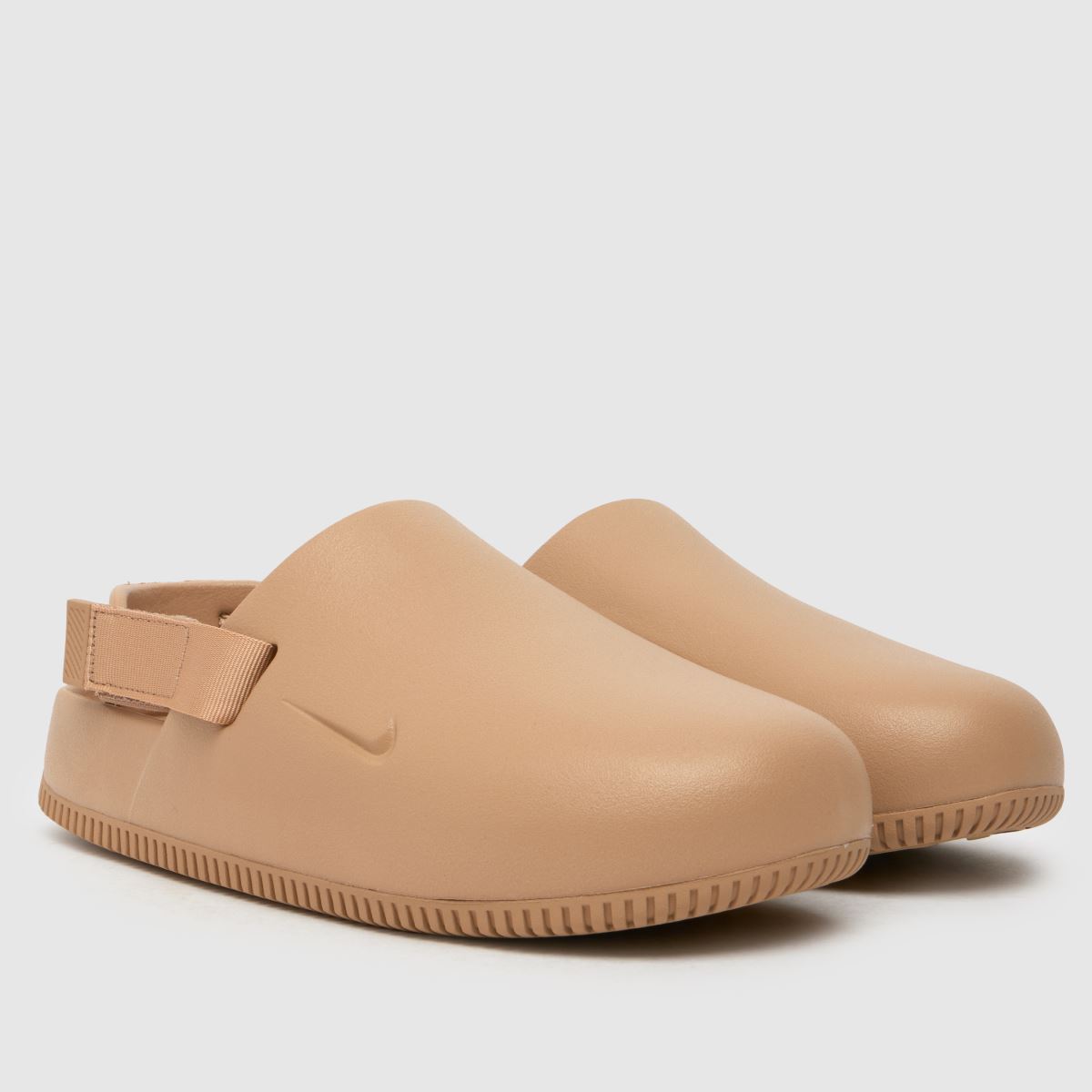 Nike – Calm Mule-sandaler i brunt