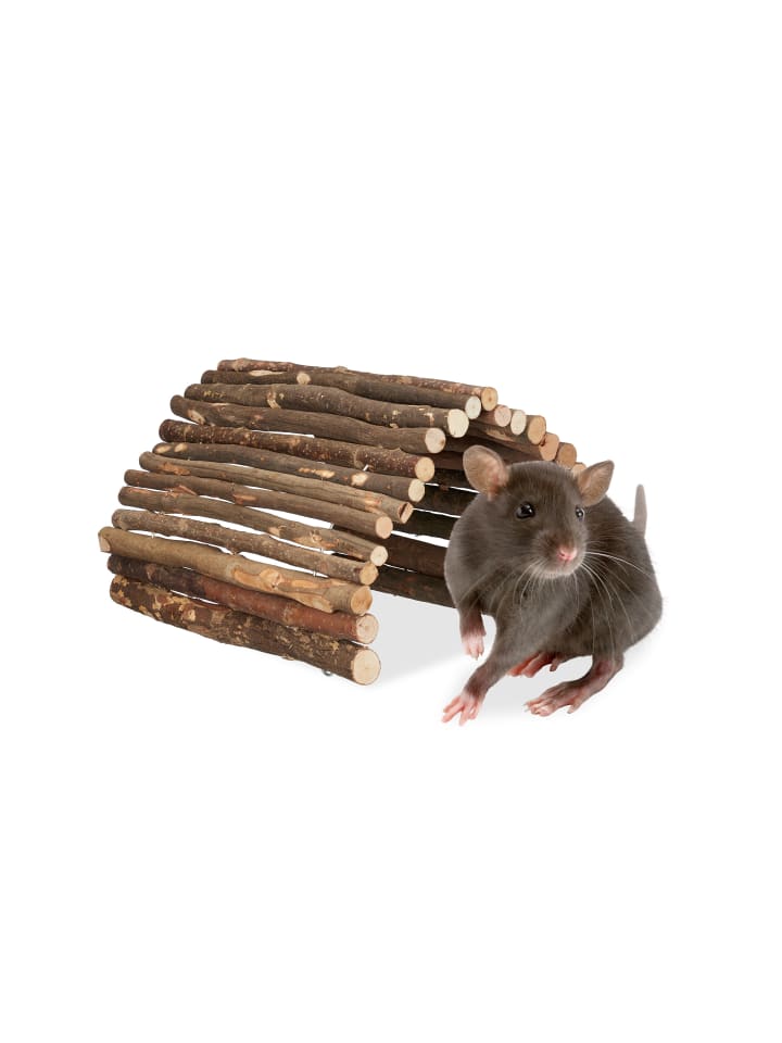 relaxdays Nagerbrücke in Natur - (B)40 x (T)65 cm günstig kaufen onesize