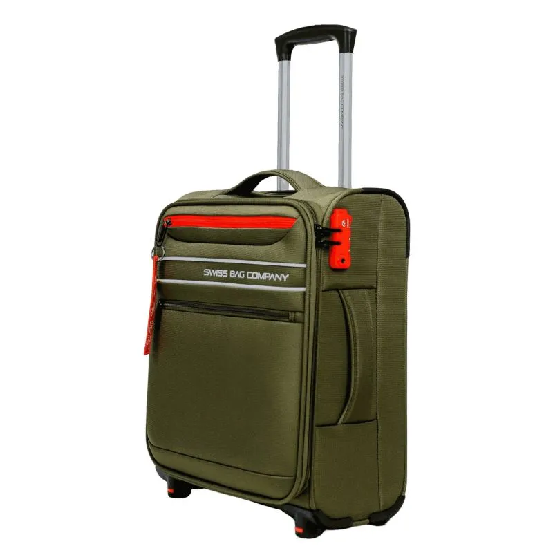 Swiss Bags Ohio Handgepäckstrolley S (45 cm) Underseater - Olive Green