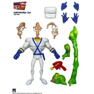 Earthworm Jim Actionfigur Wave 1: Earthworm Jim & Snot