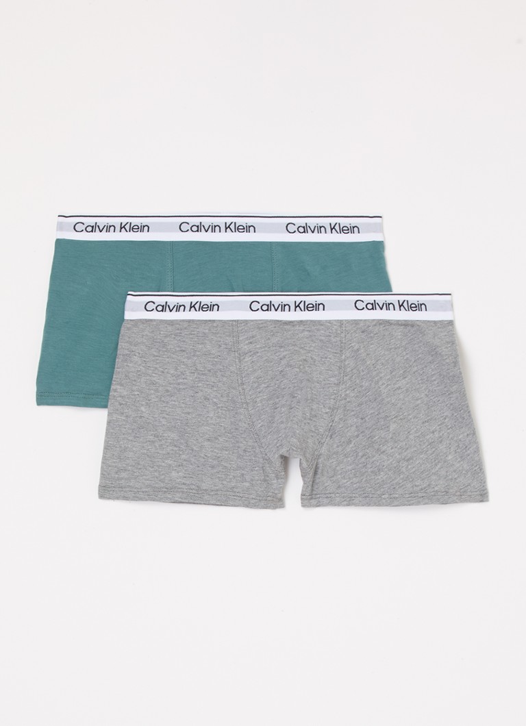 Calvin Klein Boxer Shorts with logo waistband in a 2-pack