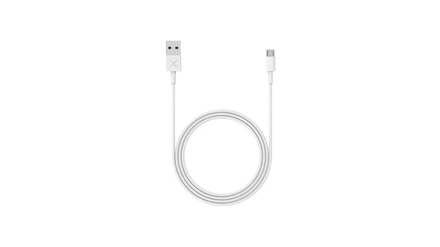 Xlayer Kabel Colour Line Micro USB to USB 1m White