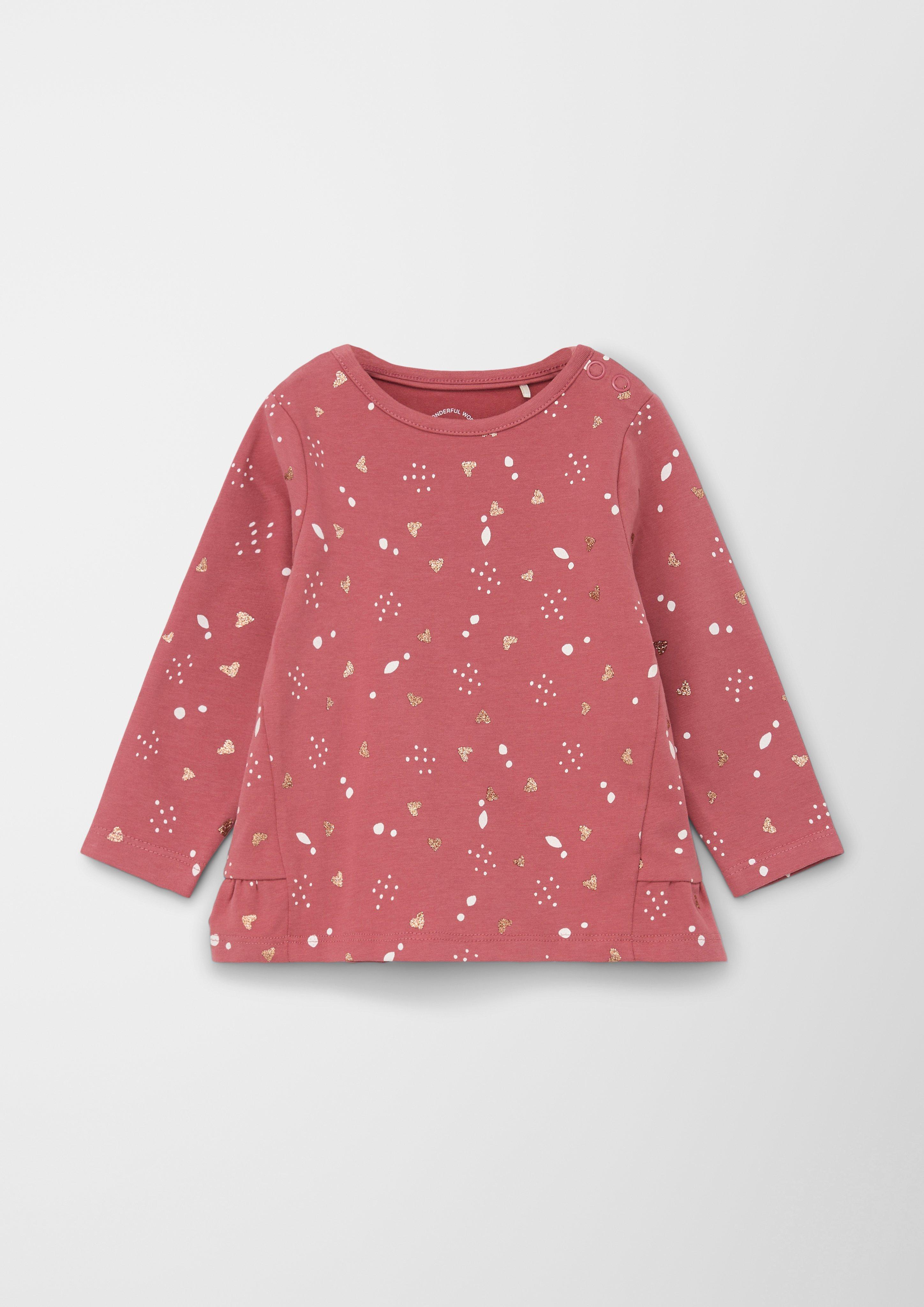 Langarmshirt mit niedlichem Allover-Print  2120131-38A9