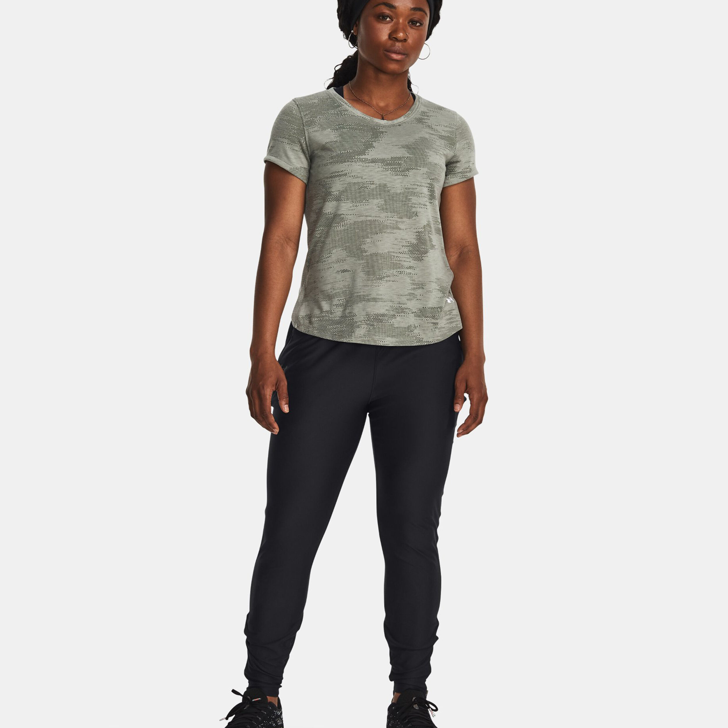 Qualifier Elite Laufhose Damen - Schwarz