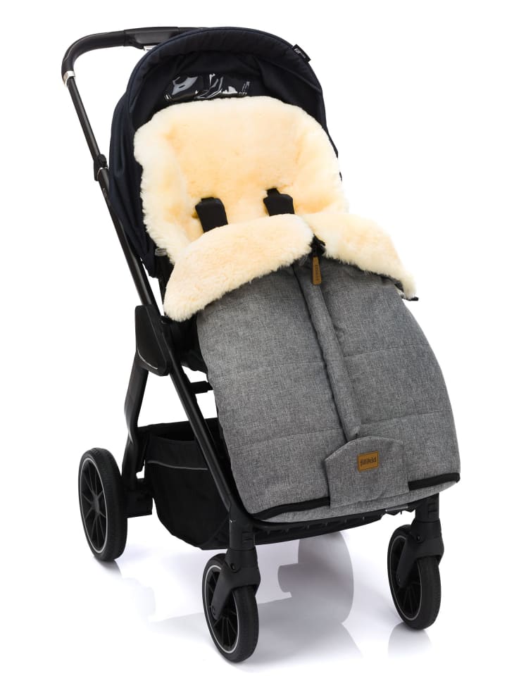 fillikid Winterfußsack Jarvis Exklusiv in Hellgrau Melange günstig kaufen onesize